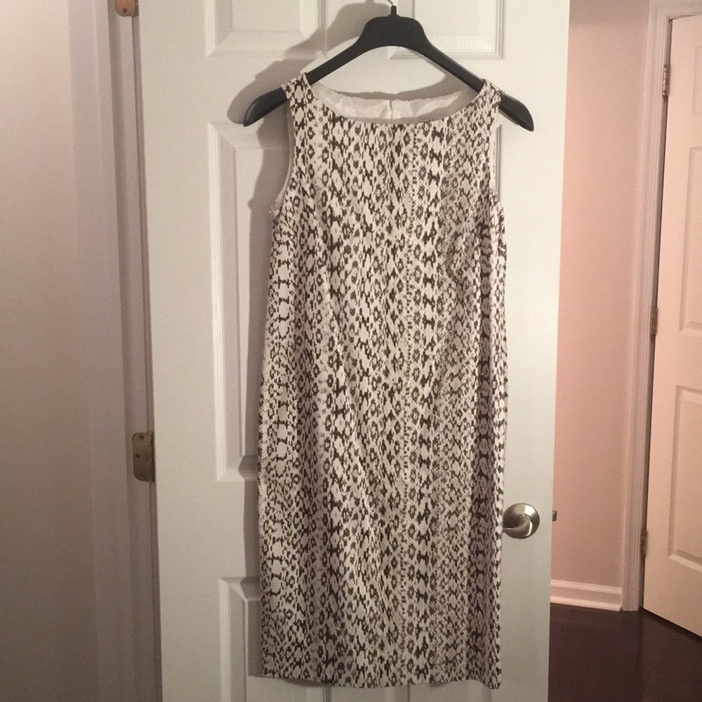 Max Mara print shift dress
